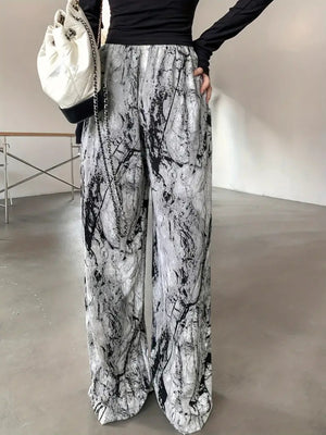 Printed Wide Leg Pants fbb2a135-fbb2-4690-895d-38294c230262-Max Trendsi