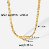 18K Gold Trendy Fashion Flat Snake Chain Hollow Heart Design Pendant Necklace Style A fbb99f9c-3014-42e0-92df-4d3d6e63f697 Artshiney