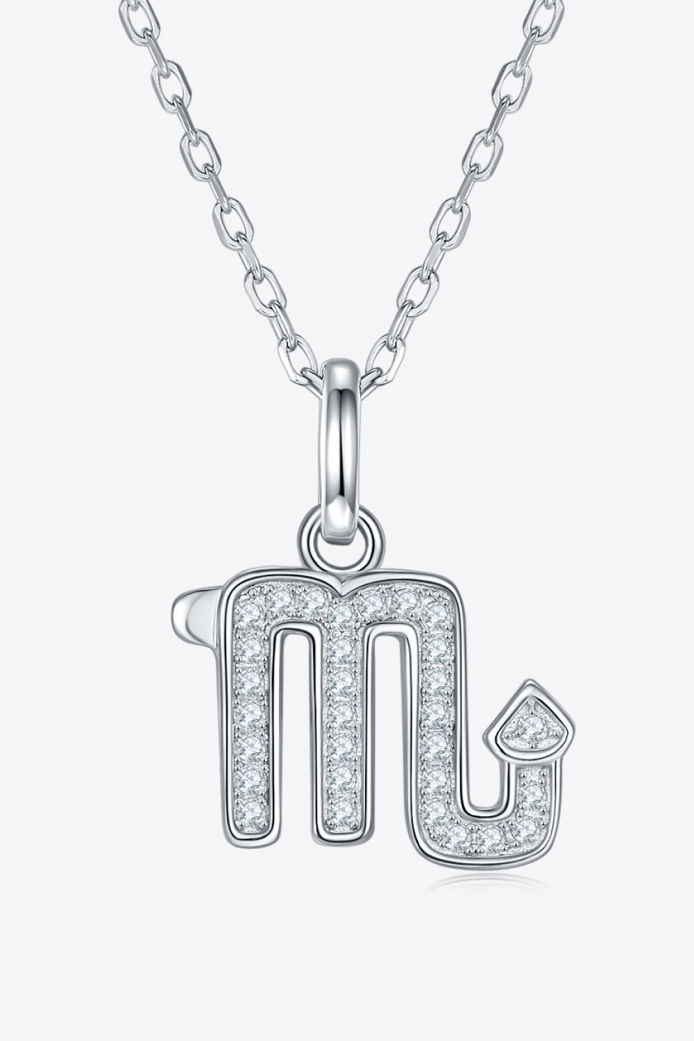 Moissanite Constellation Pendant Necklace Scorpio One Size fc1229e44a504131b93b766008063ca3-Max Trendsi