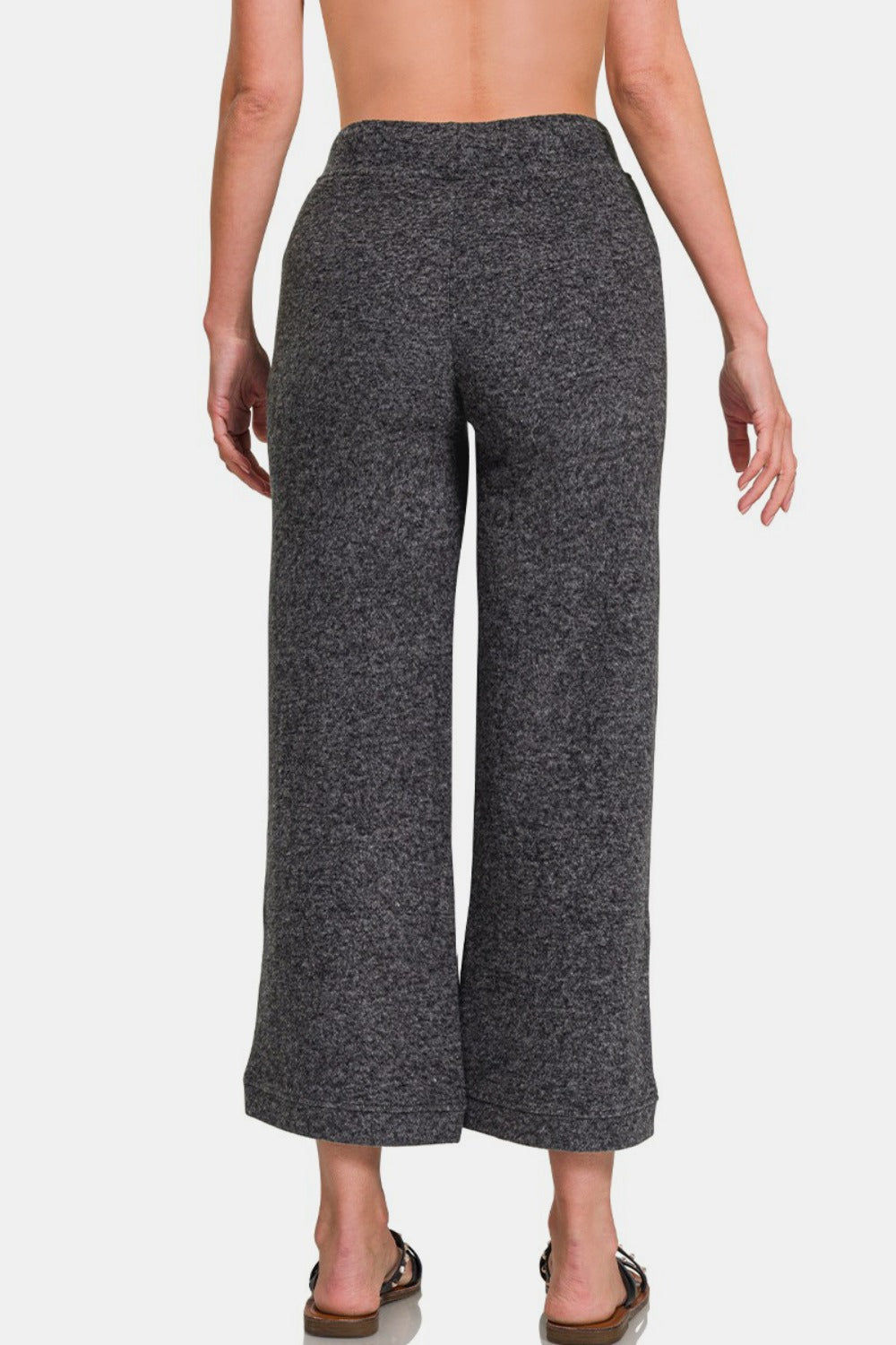 Zenana Drawstring Hacci Cropped Pants fcb593cd-4a32-460a-93ff-f5b8dc1a7015-Max Trendsi