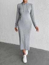 Drawstring Long Sleeve Hooded Midi Dress Gray fcd00c39-a54d-46f9-bf71-fe14303adb48-Max Glownestbest