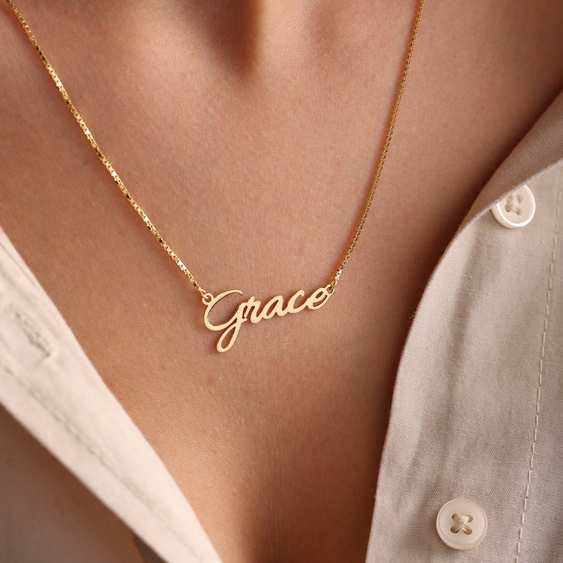 Exquisite Dazzling Customizable Name Design Versatile Necklace fcf3a8eb-11f0-4e71-ab98-a0d9eec0e704 Artshiney