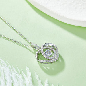 Moissanite 925 Sterling Silver Heart Shape Necklace fde7621a-5cfc-4a39-a2dc-0cc7d174476c-Max Trendsi