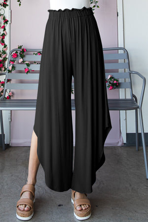 Heimish Full Size Frill Slit High Waist Wide Leg Pants fe07ad6f-5560-4056-9a84-459f1a04553b-Max Trendsi