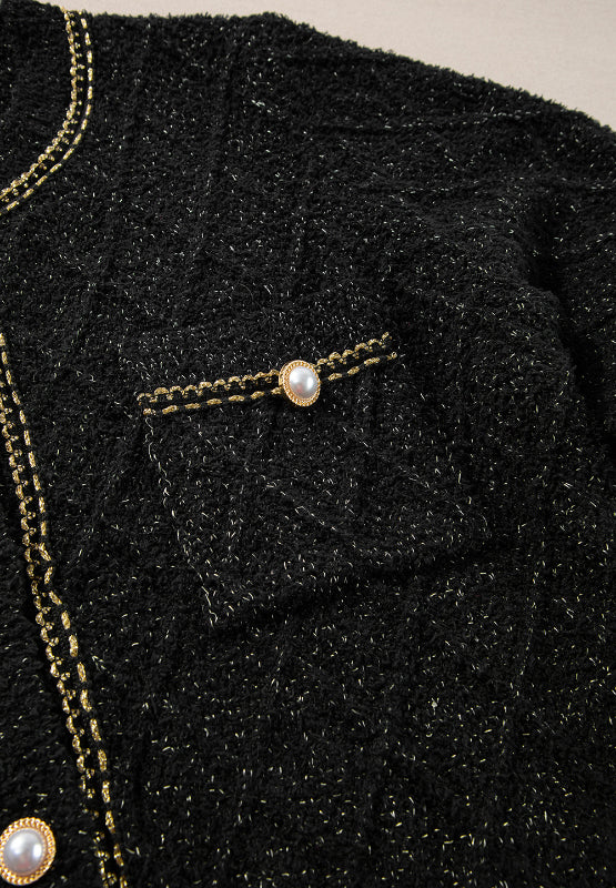 Round Neck Button Up Long Sleeve Cardigan feb9645d-2eb4-41b7-9b71-9931facf0561-Max Glownestbest