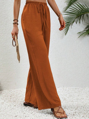 Wide Leg Drawstring Pants fedd272a-91c7-422a-9015-b29c8fba2b36-Max Trendsi