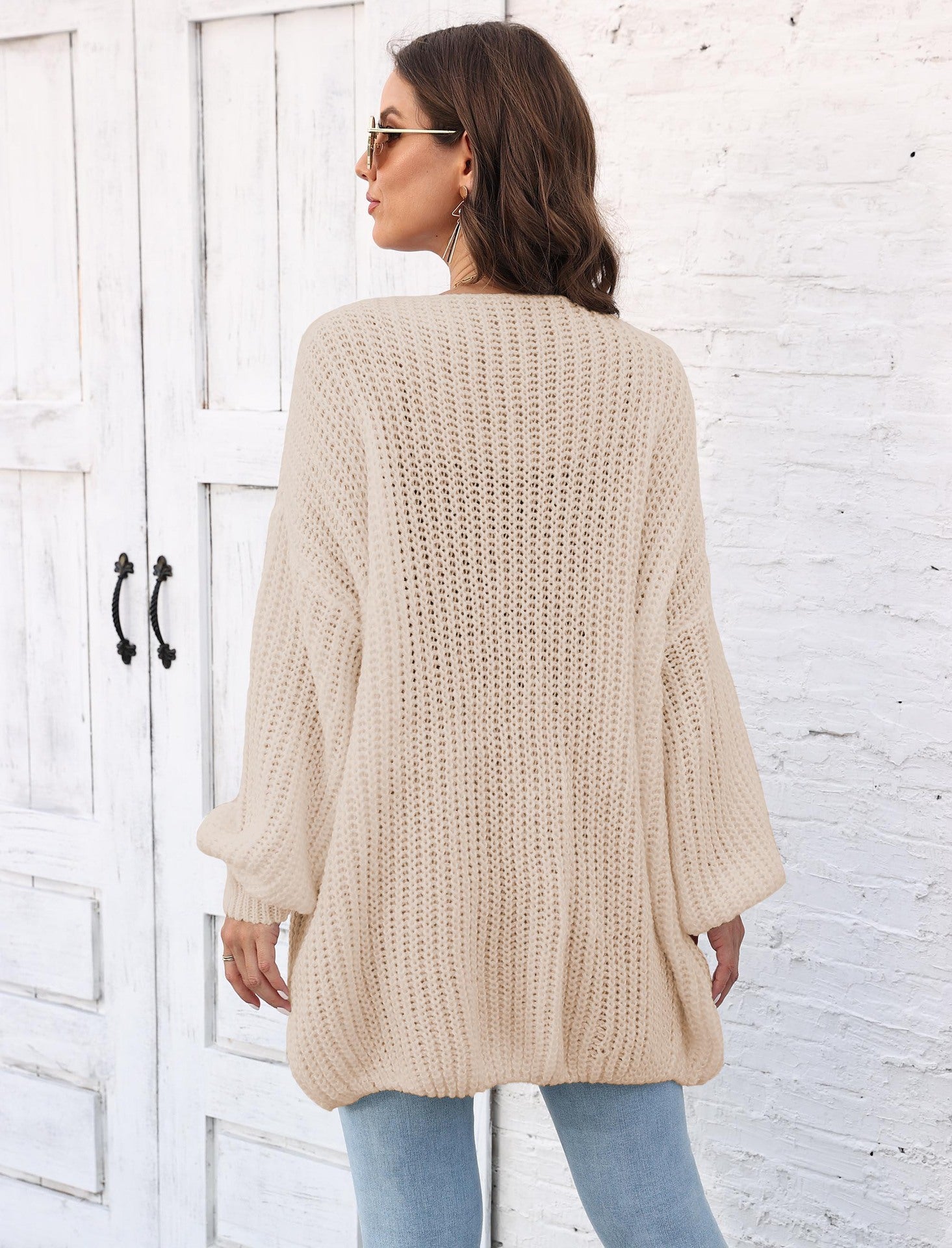 Open Front Long Sleeve Cardigan ffe2e958-76a1-43a0-82a8-17fd4e5a1e27-Max Glownestbest